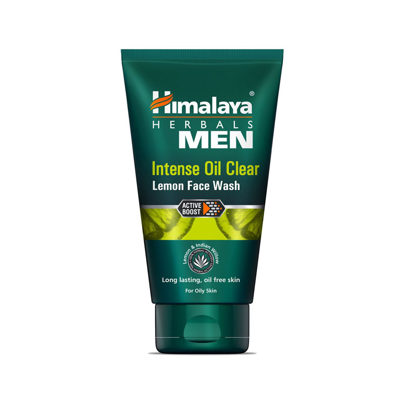 himalaya men intense oil clear lemon facewash 1 himalaya men intense oil clear lemon facewash 1